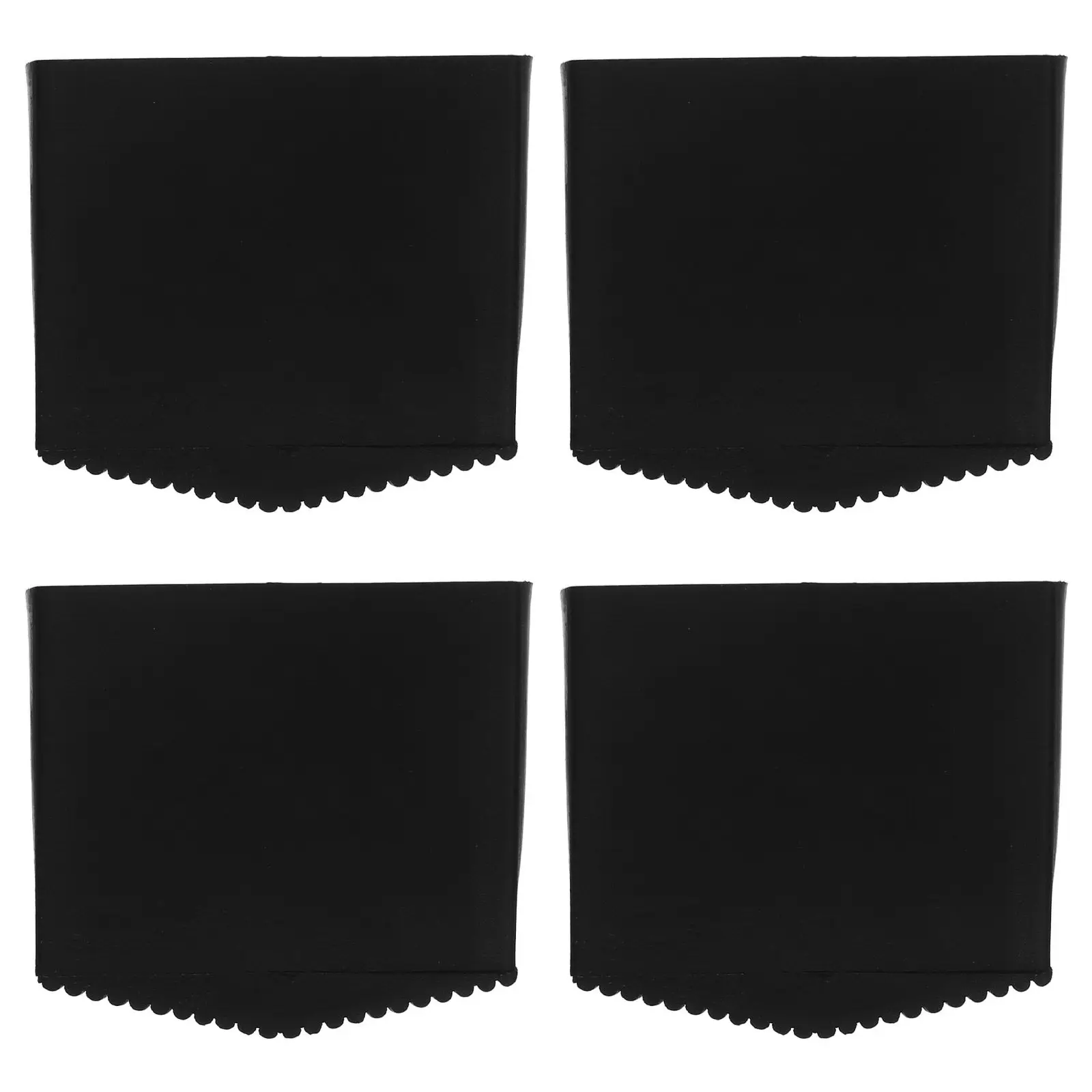 4Pcs Ladder Leg Covers Rubber Insulating Anti-Slip Foot Mats for Step Extension Folding Ladders Outdoor Indoor Stability