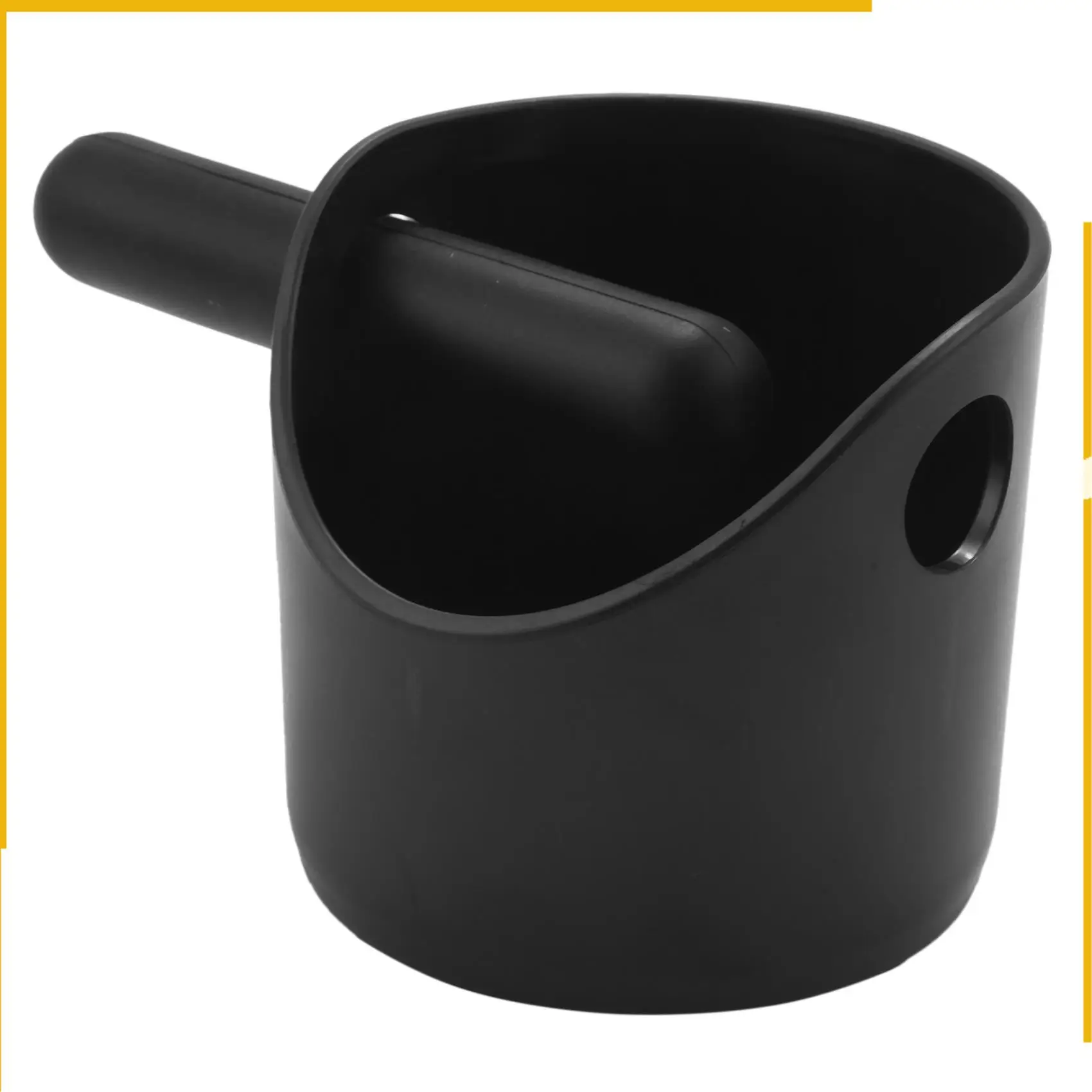 A92P コーヒーグラインドノックボックスとエスプレッソダンプビン (ブラック)