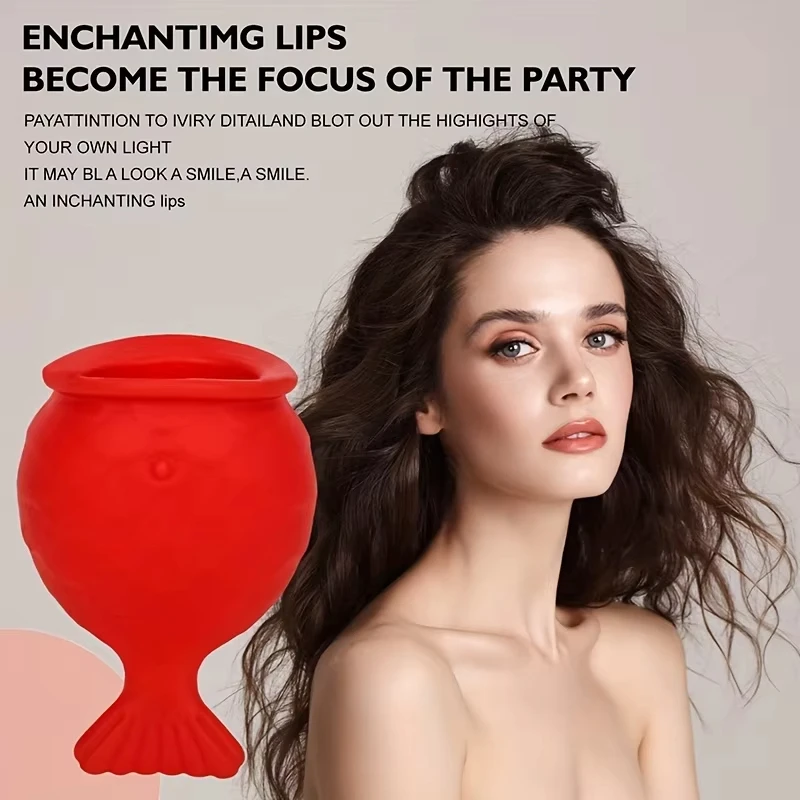 Fotografia 4: 2025 nova ferramenta de plumagem labial-ferramenta de realce labial natural de silicone macio, exercícios faciais para lábios mais completos, mais completos e glamorosos