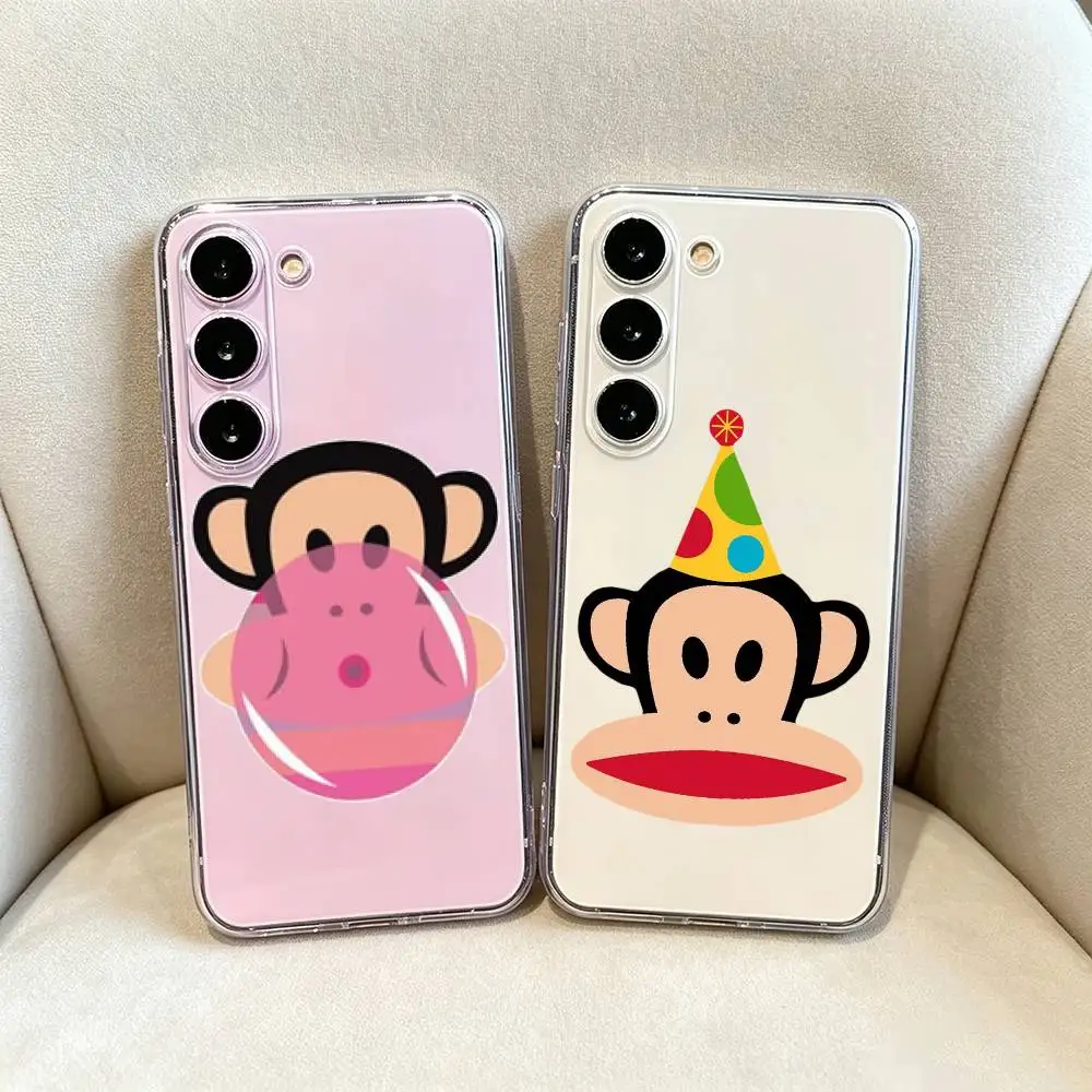 Fashion Logo P-Paul f-Frank Clear Phone Case for Samsung Galaxy A71, A70, A40,A52, A51, A30
