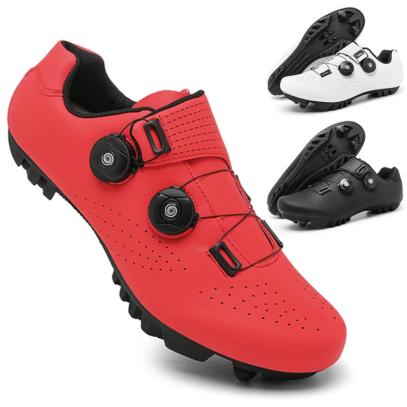 New Cycling Sports Shoes Men MTB Pedal Bicycle Shoes Women Lightweight Road Self-Locking SPD Racing Shoes Unisex Cycling Shoes