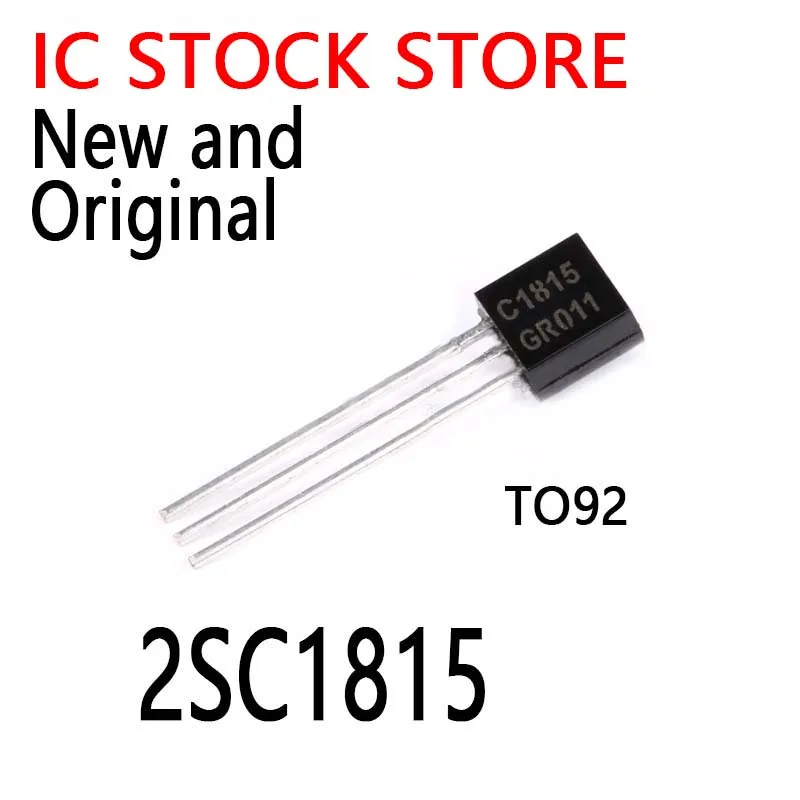 100PCS New and Original C1815 TO92 NPN Transistor Triode 2SC1815