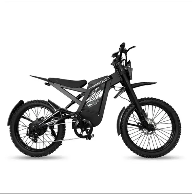 OUXI GT2000 electric bicycle Peak 2000W motor 48V 30AH Battery 60km/h E Bike off road Mountain riding Electric motorcycle image 3