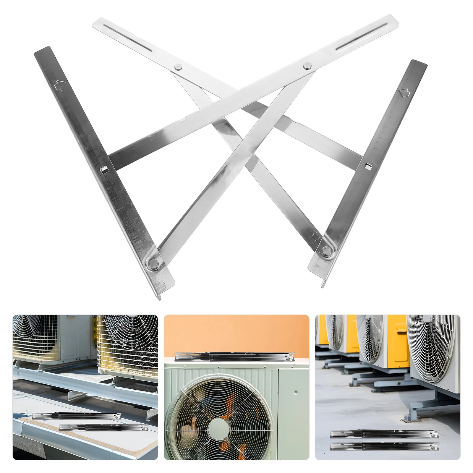 

Кронштейн для наружного кондиционера (1 пара), настенное крепление, нержавеющая сталь, устойчивая опорная рама для установки внешнего блока дома