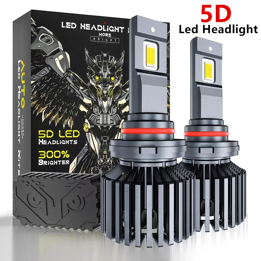 5D 110W H7 Led Canbus 22000LM High Power Headlight H1 H4 H8 H9 H11 9005 9006 Led Bulb Turbo Lamp For Car 3570 CSP LED Chips 2PCS