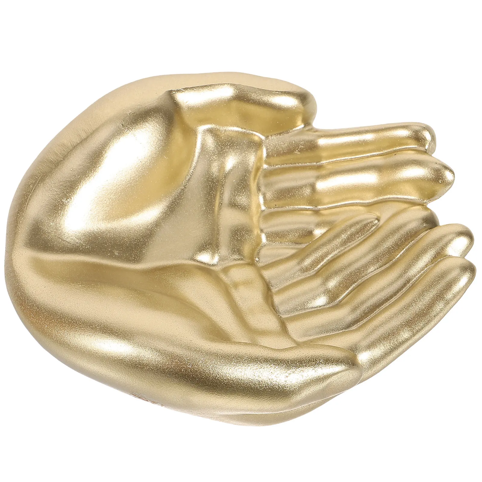 

Органайзер для украшений в форме ладони из смолы, многофункциональный лоток для колец, ожерелий, браслетов, настольный декор для хранения