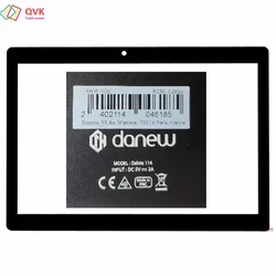 Black 10.1Inch For Danew DSlide 114 Tablet PC Capacitive Touch Screen Digitizer Sensor External Glass Panel