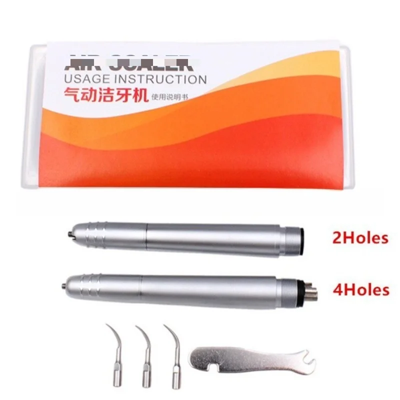 

1 PCS Dental Equipment Pneumatic Dental Cleaning Machine Oral Hygiene Remove Dental Calculus 2/4 Holes Ultrasonic Scaler Tools