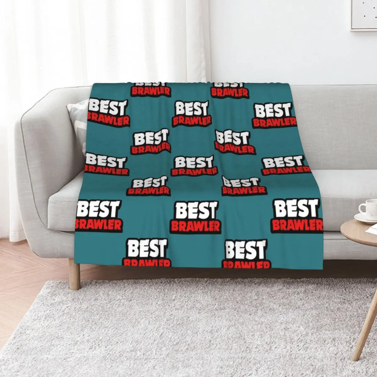 

best brawler Throw Blanket Quilt Bed covers Bed linens Flannel Blankets