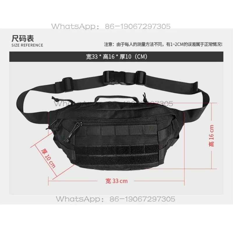 Shoulder , Arrow Frog Messenger , Fan Outdoor Leisure Commuting Multi-functional Cycling Fanny Pack