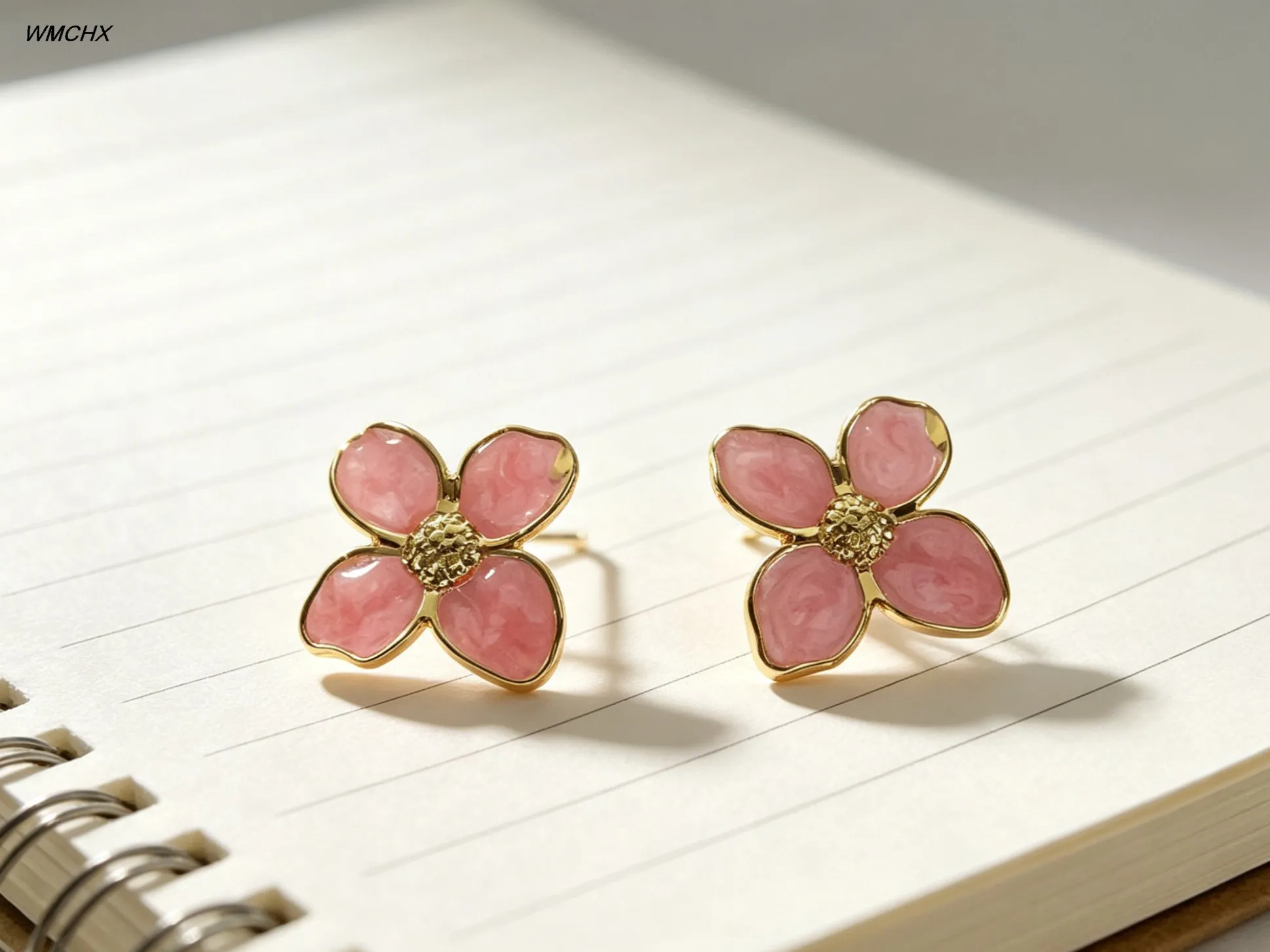 

Hibiscus Dropped Glaze Flower Stud Earrings for Women French Ins Vintage 2026 Fashion Korean Wedding Romantic Jewelry Gifts