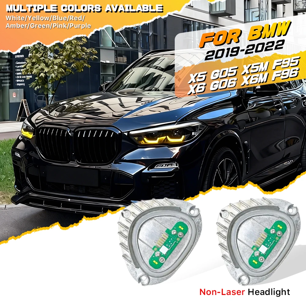 

Blue Angel Eyes LED DRL Board Module Non-Laser Headlight For BMW X5 G05 X5M F95 X6 G06 X6M F96 Daytime Running Light 63119477985