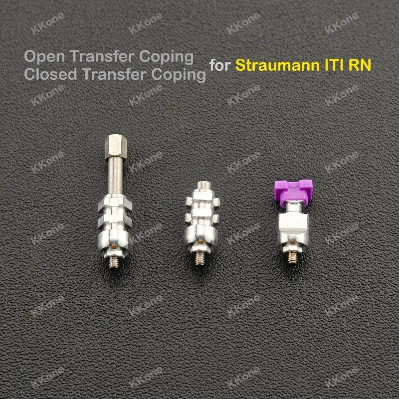 10Pcs Dental Implant Accessories Open Closed Transfer Coping For Straumann ITI RN Dental Clinic Implant Parts