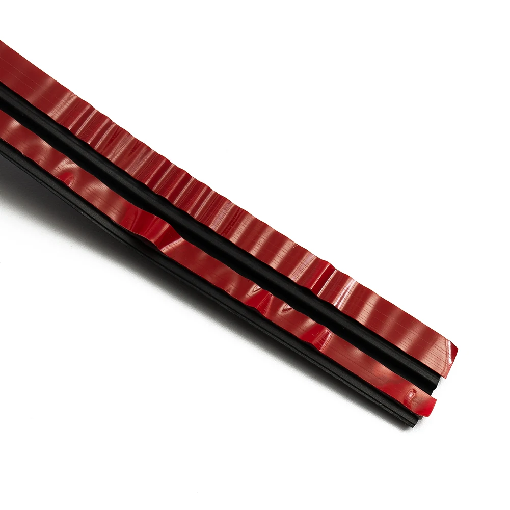 Black Rubber Seal Strip Windshield With tape 3Meter*1.5cm Rear triangle Replacement Soundproof Sunroof Portable
