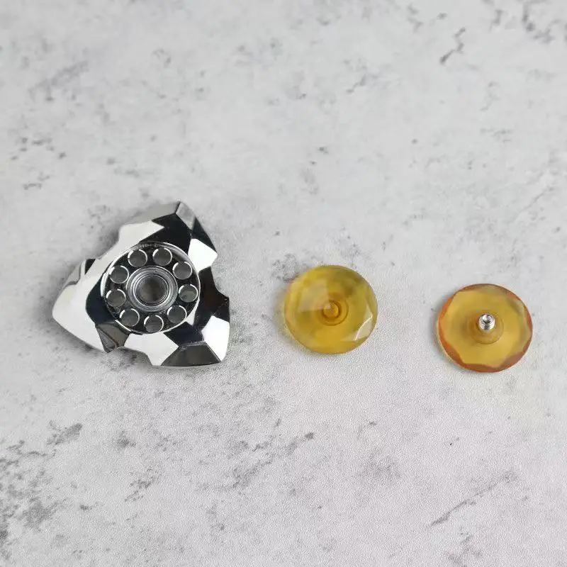 Edelstahl EDC Fidget Spinner Tägliches EDC Manuelles Spinnen Fidget Spielzeug Erwachsene Angst & ADHS Relief Spielzeug Büro Fidget Spielzeug Geschenk