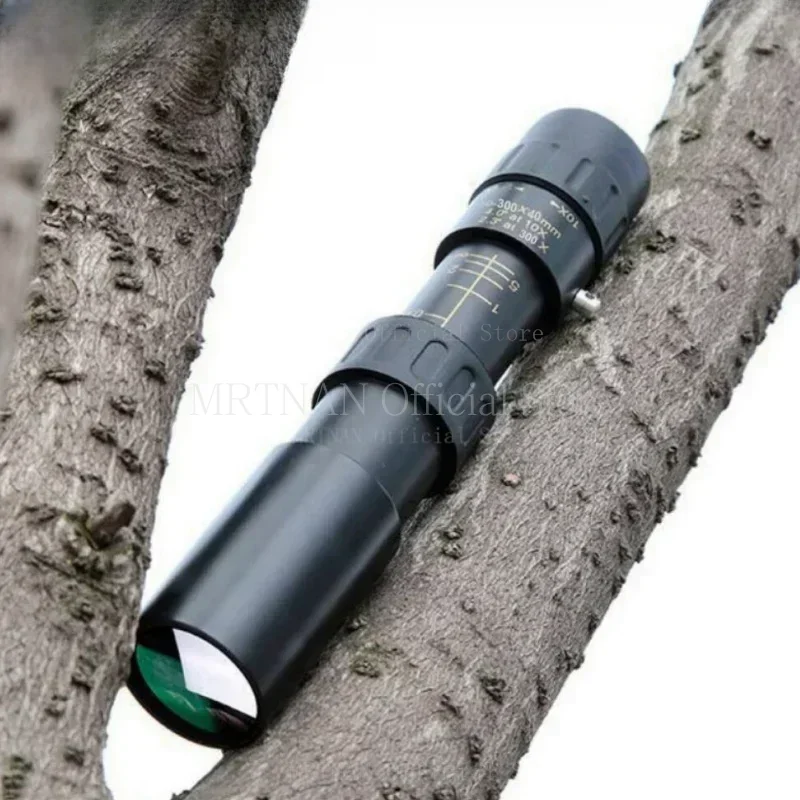 

10-300x40 Telescope Zoom Portable Powerful Binoculars, With Tripod And Mobile Phone Bracket, Camping Travel Remote Monocular