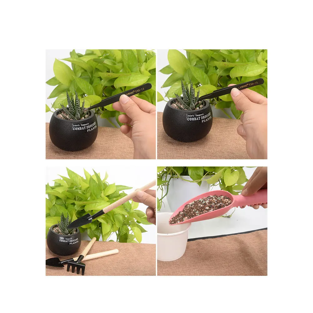

16 pcs Succulent Planting Tool Set Garden Trowel Pruner Kit Small Gardening Tools For Weeding Digging Transplanting With