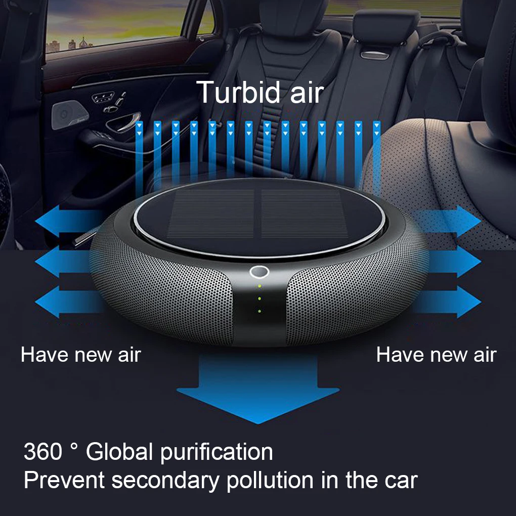 Purify Air Inside Car Compact And Durable Car Air Purifier Minimal PC Car Supplies Filter Convenient Car Air Purifiers