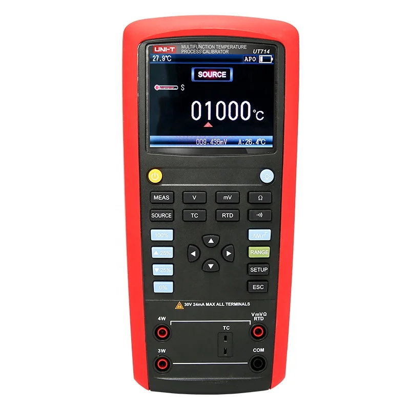 Multifunction Temperature Process Calibrator with Rechargeable battery UNI-T UT714