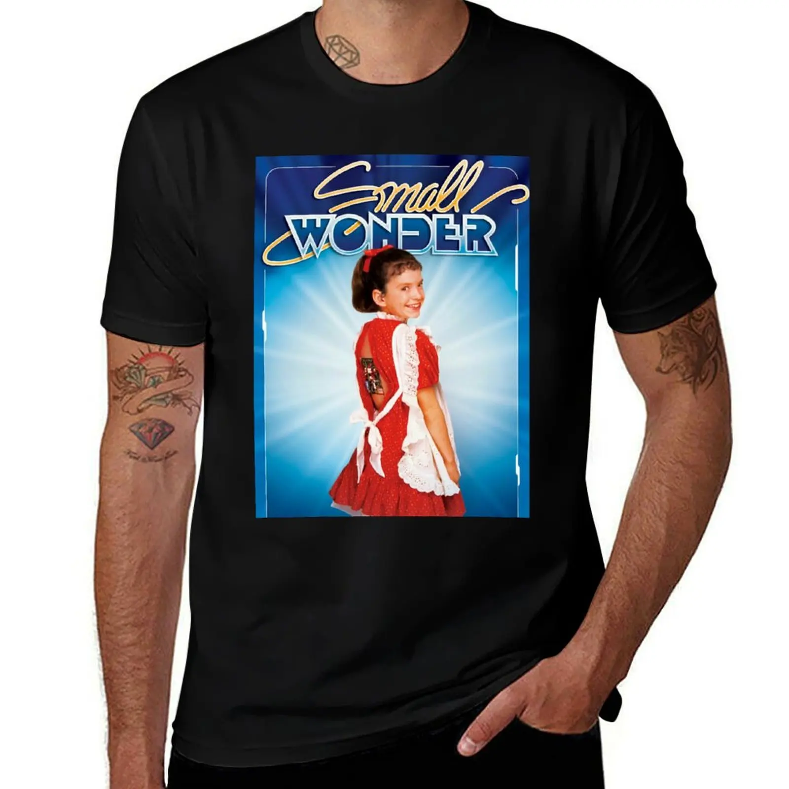 Small Wonder - retro 80s TV sitcom show T-Shirt Fashion Letter Print T-Shirt