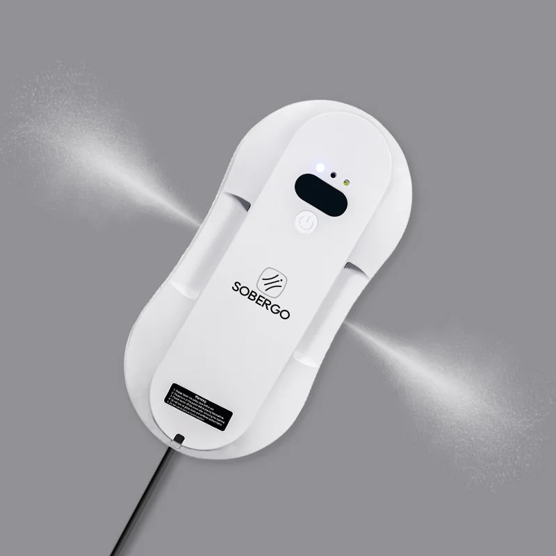 Sobergo Smart Window Robot Cleaner 3Rd Gen 6.2cm Ultra Slim/5600Pa Suction/Korea Type Adapter and User Manual - Detail Angle #06