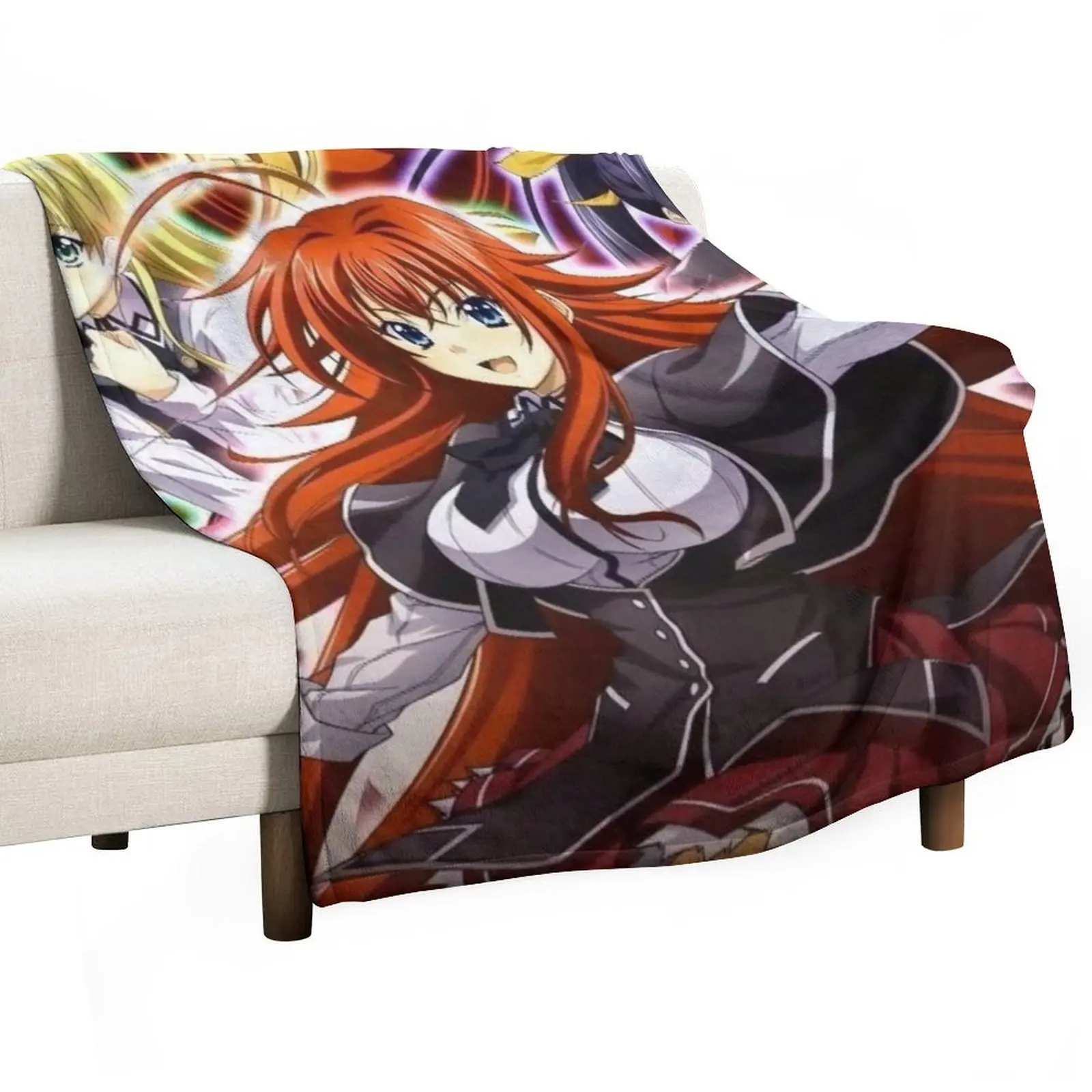 

High School dxd 3 Throw Blanket blankets ands Kid'S Thin Soft Plaid Blankets