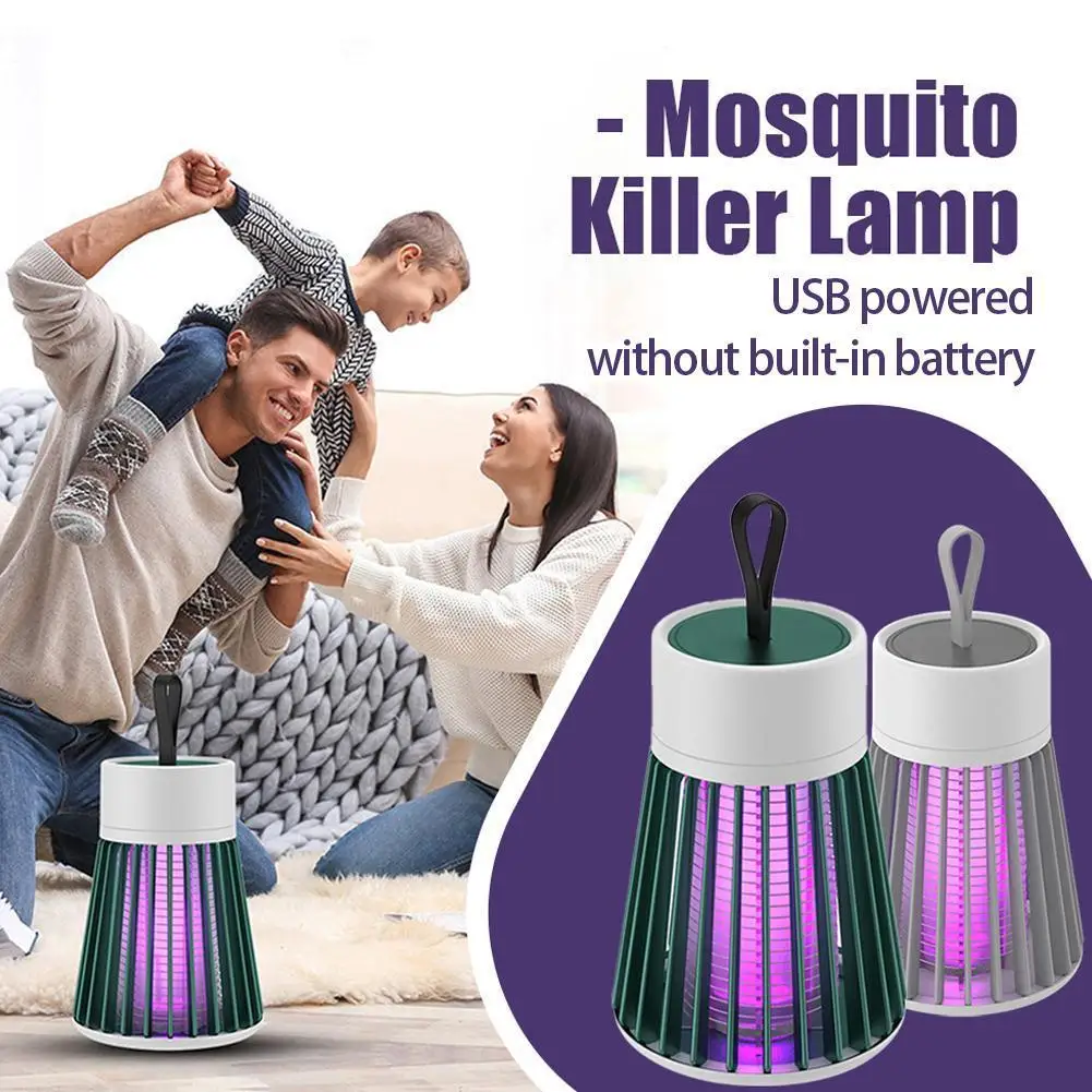 2025 Electric Shock Mosquito Killer Lamp USB Fly Trap Zapper Insect Killer Repellent Bedroom Outdoor Anti Mosquito Trap