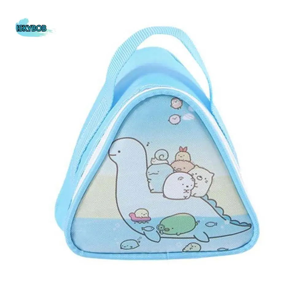 الألومنيوم احباط الثلاثي حقيبة عزل سميكة سستة الإفطار حقيبة حرارية الكرتون نمط اليابانية كرة الأرز أكياس علب الاغذية #1