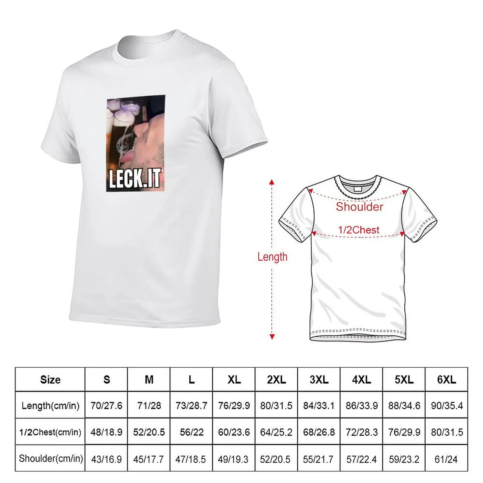 LECK.IT T-Shirt t shirts designer t shirt man cotton T-Shirt