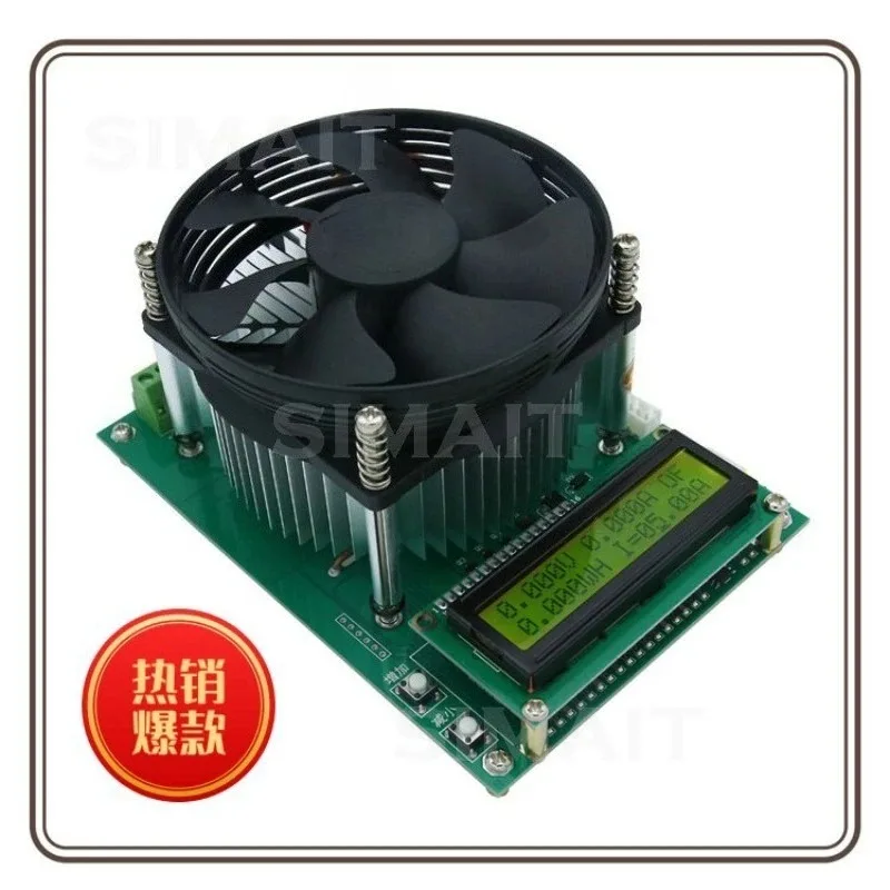 150W Constant Current Electronic Load Tester, 60V 10A Battery Discharge Capacity Meter, 12V24V 48V Battery Discharge Load Tester