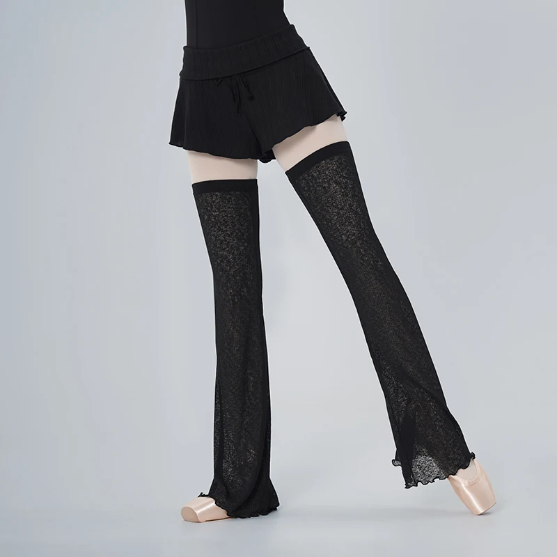 Adult Ribbed Dance Long Socks Warm Leggings Dance Knitted Leg Warmers Professional Warm Ballet Socks for Ballet Dancing