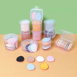 5/7pcs Mini Size Makeup Sponge Concealer Foundation Puff Air Cosmetic Cushion Sponge Finger Makeup Wet Dry BB Cream Applicator