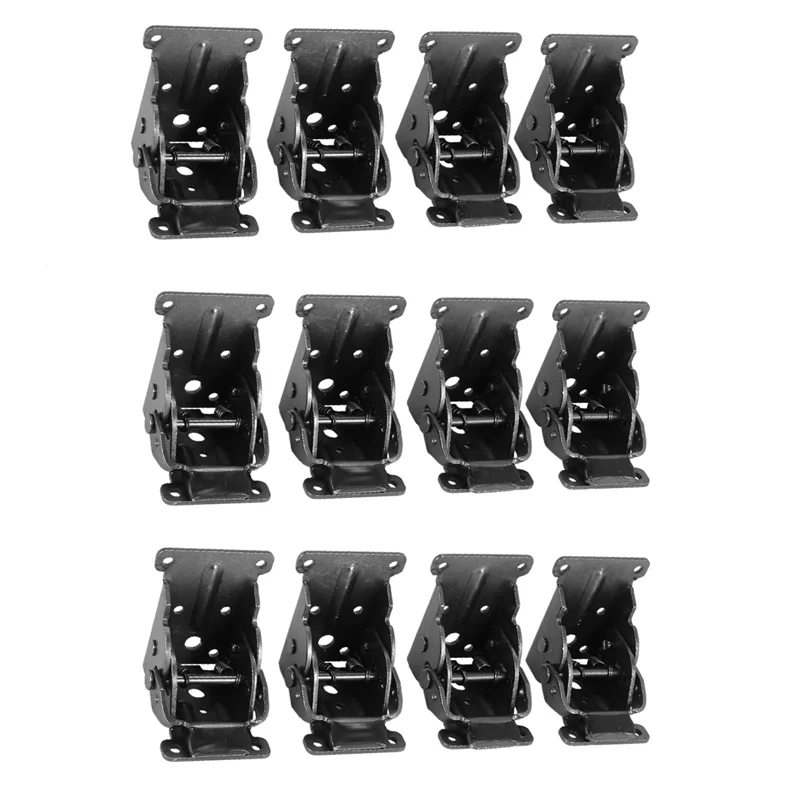 

B23B 12Pcs Collapsible Support Frame Self-Locking Hinge Table Leg Fittings And Gussets - For Folding Legs Folding Workbench