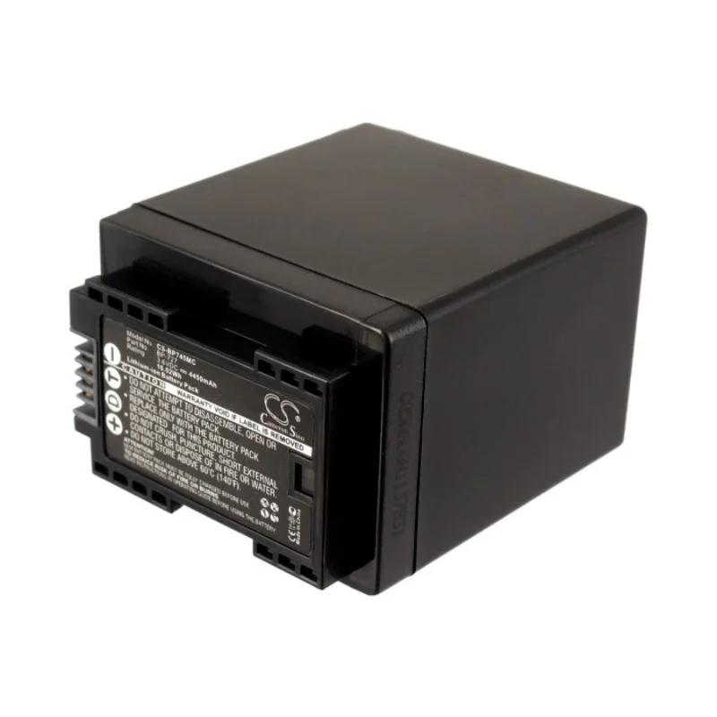 Li-ion Camera battery for Canon | 3.6V, 4450mAh | Compatible with VIXIA HF M52, VIXIA HF M50,