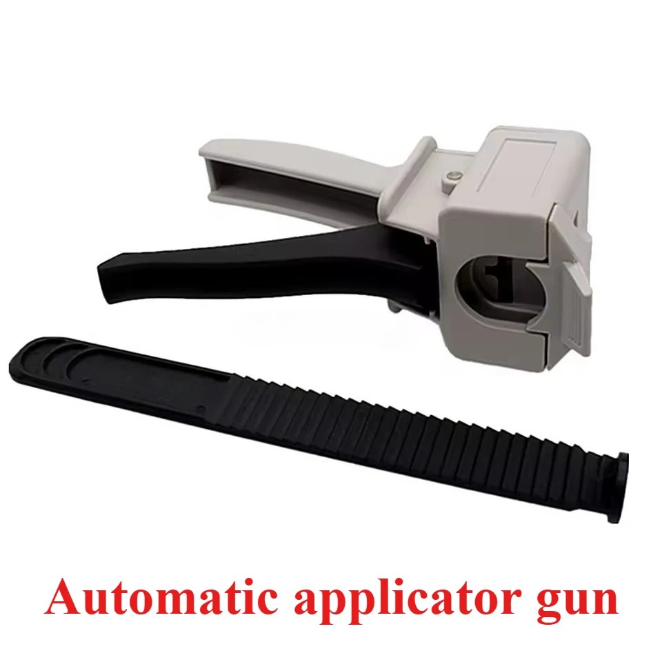 optional manual single part epoxy glue dispense gun applicator with empty barrels, DIY craft glue gun dispenser