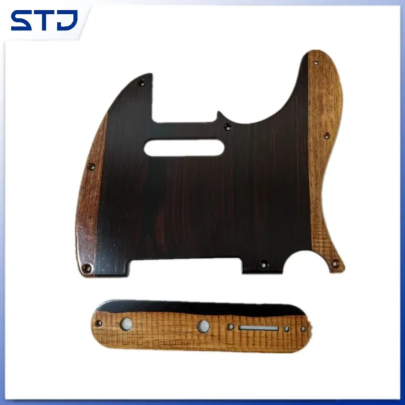 

Hand made Telecaster Guitar Pickguard Cocobolo wood Tele Pickguard Set #4870