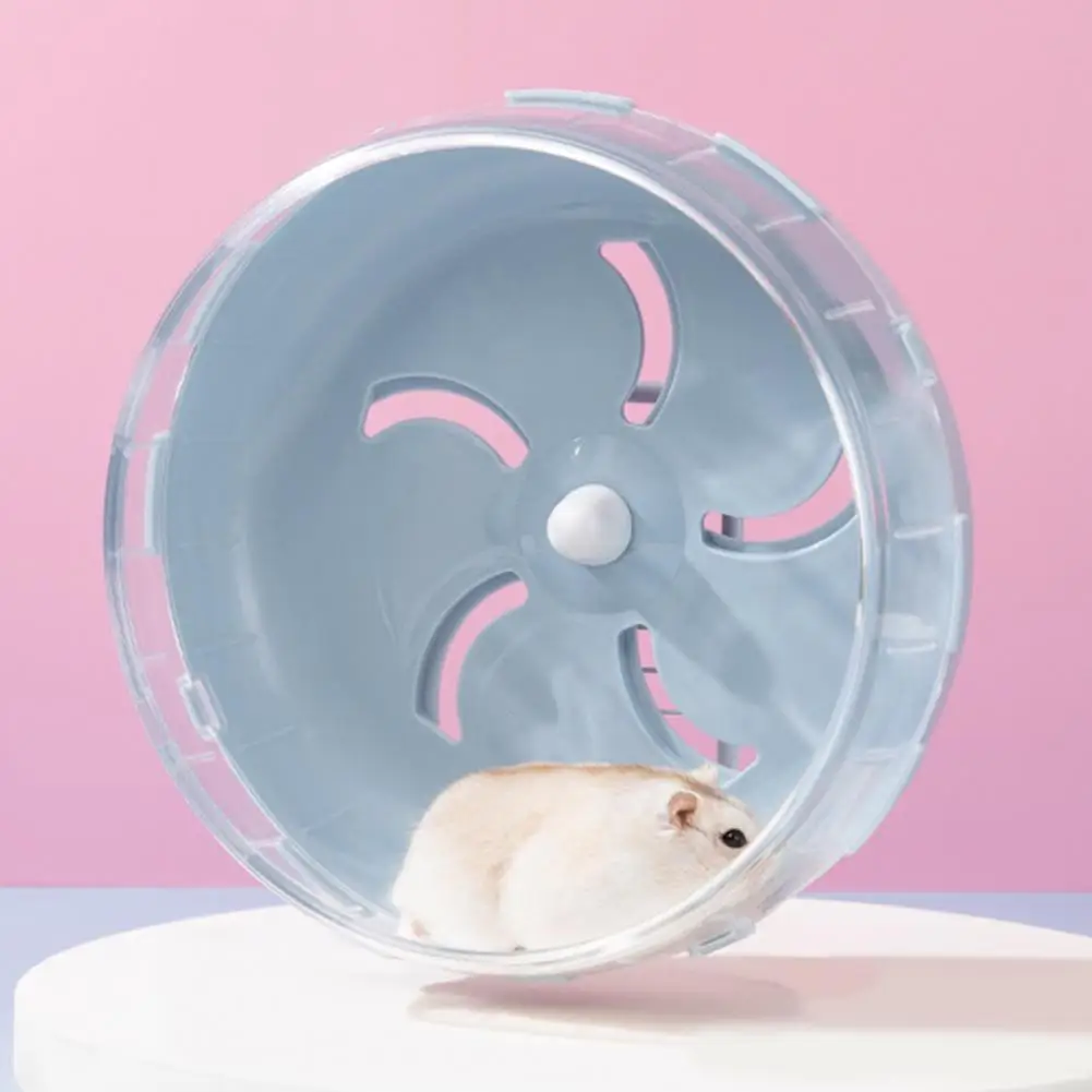 Universal Hamster Wheel Non-slip Hamster Running Toy Silent Operation Hamster Guinea Pig Exercise Toy  Relieve Boredom