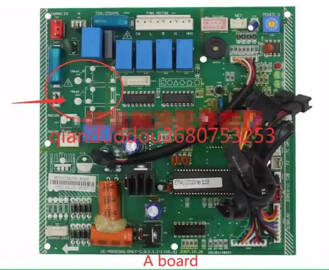 

For Midea motherboard 201387090056 CE-MDVD36G/DN1-C MDVH-J36G/D D.1.1 202302100056 201387090055