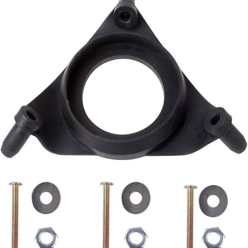 GP51487 Triangle Rubber Gasket Kit, Toilet Tank Bolt Assembly Set for Bathroom Repair