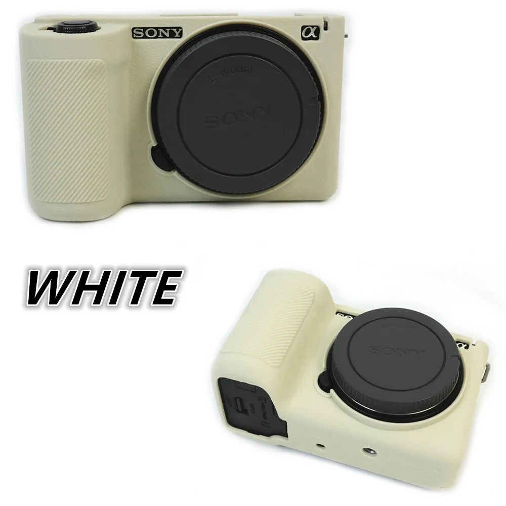 ZVE10II ZVE10 ZV1 ZV1M2 ZV1F Soft Silicone Armor Skin Case Camera Bag Body Cover Protective Casing for SONY ZV-E10 Mark II  ZV-1
