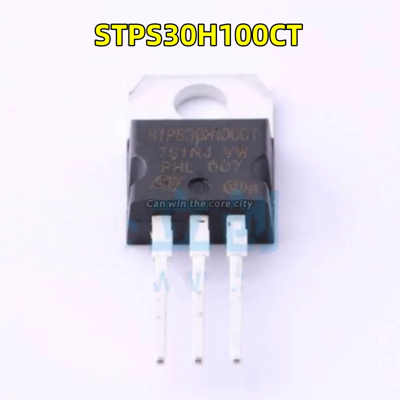 

1-100 PCS/LOT STPS30H100CT STPS30H100 TO-220 100V 15A Schottky diode original