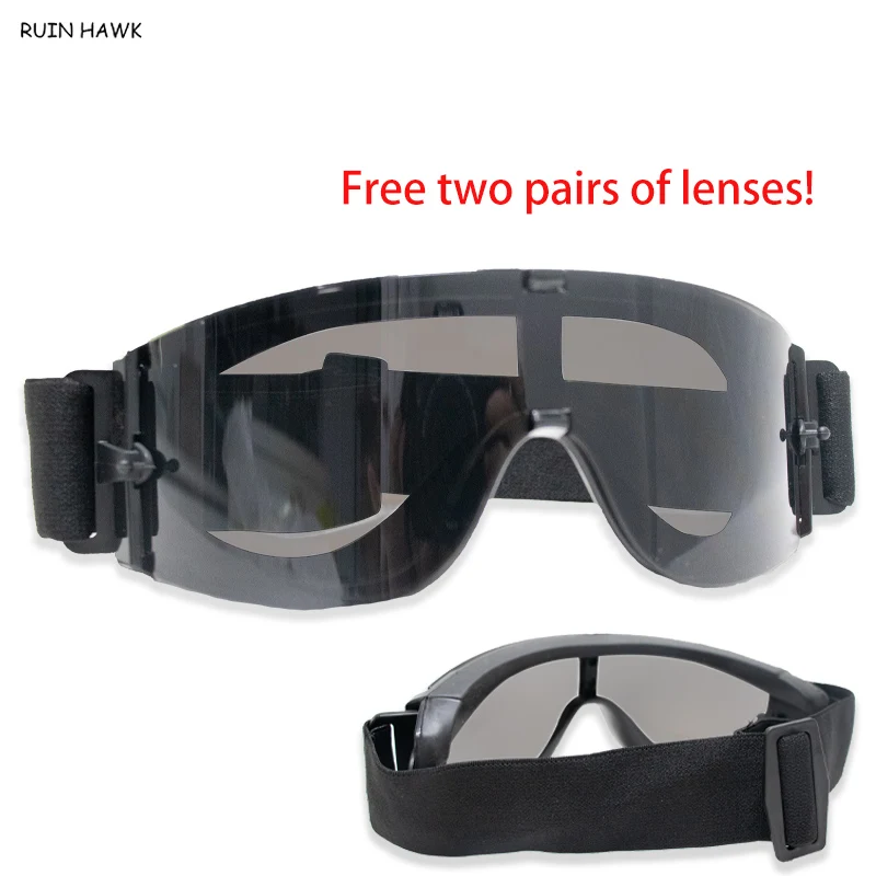 

Eyewear Glasses Sunglasses Man Windproof Safety Lenses Goggles Anti-UV Men's X800 Protection Glasses