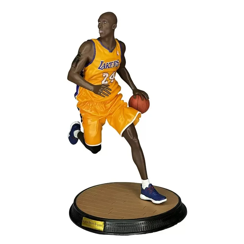 

NBA Legend Kobe Bryant Classic Basketball Maneuver Sculpture Collectible Toy Basketball Action Figure Memorabilia Display Piece