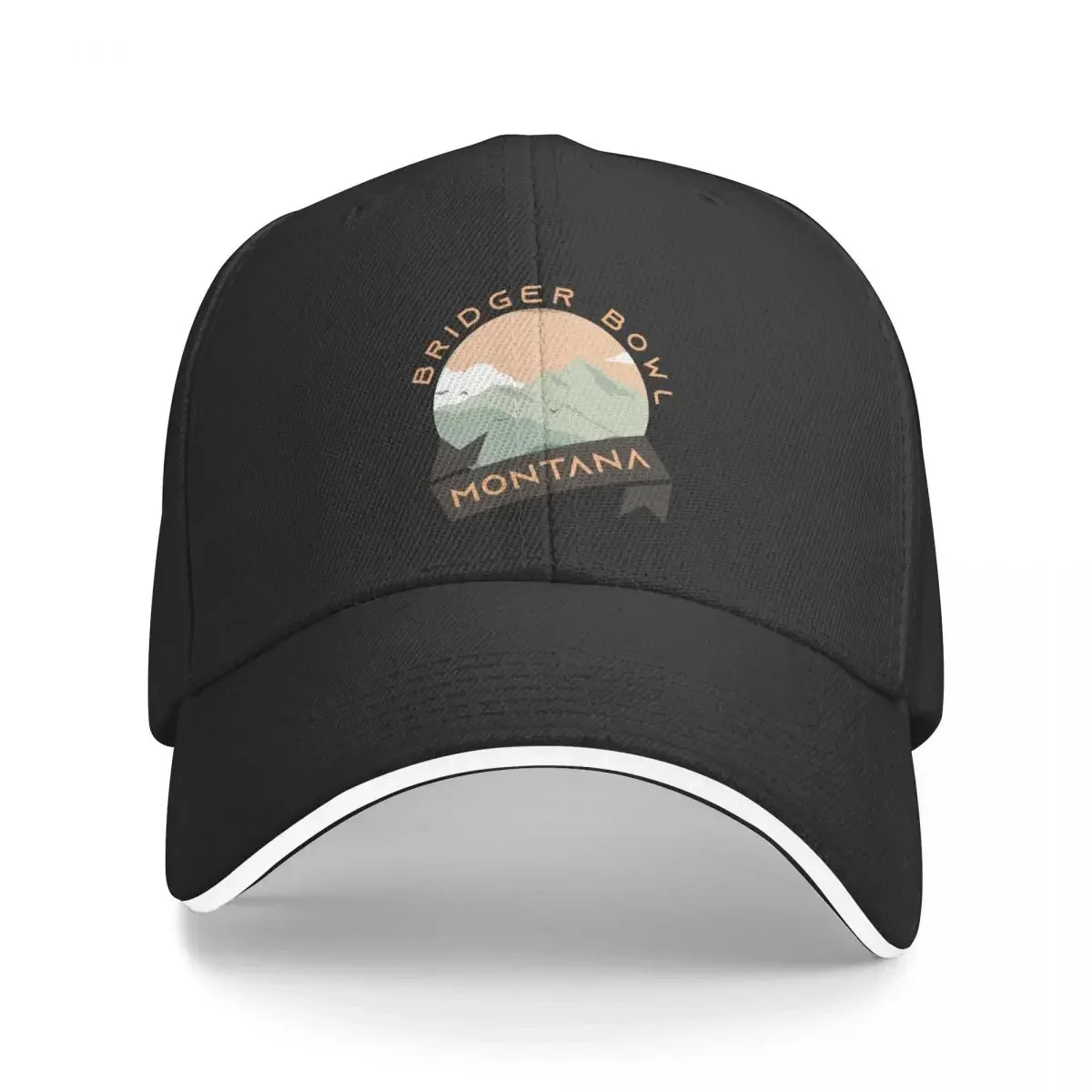 Bridger Bowl Montana, Bozeman, Ski Resort, Hiking, Modern Style Baseball Cap Luxury Hat Golf Men Caps Women's