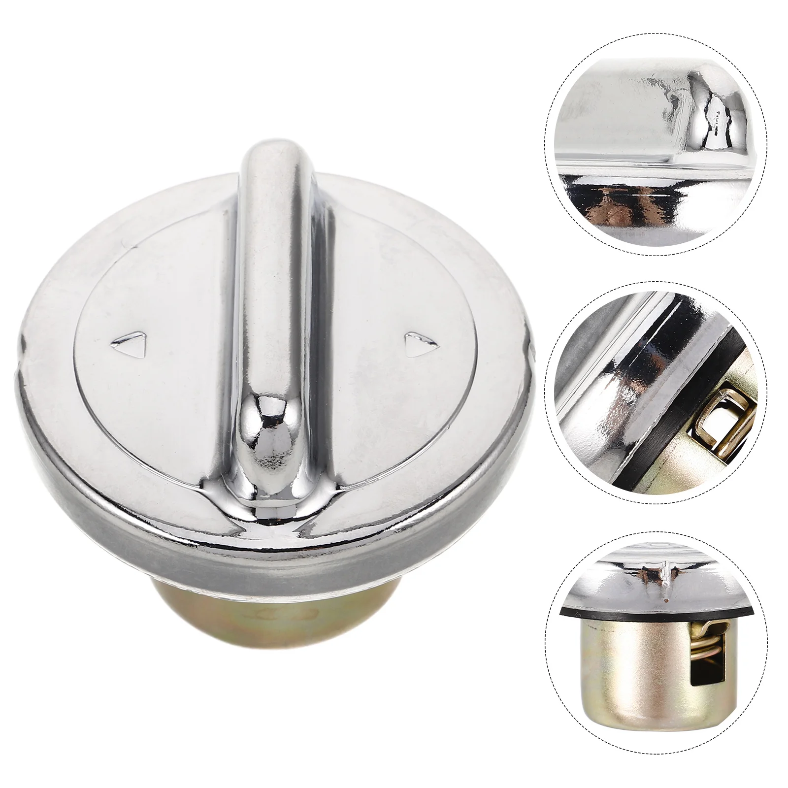 

Запасная крышка топливного бака для мотоцикла, прочная, с полированной отделкой, универсальная для квадроциклов, крышка бензобака, запчасти для мотоциклов