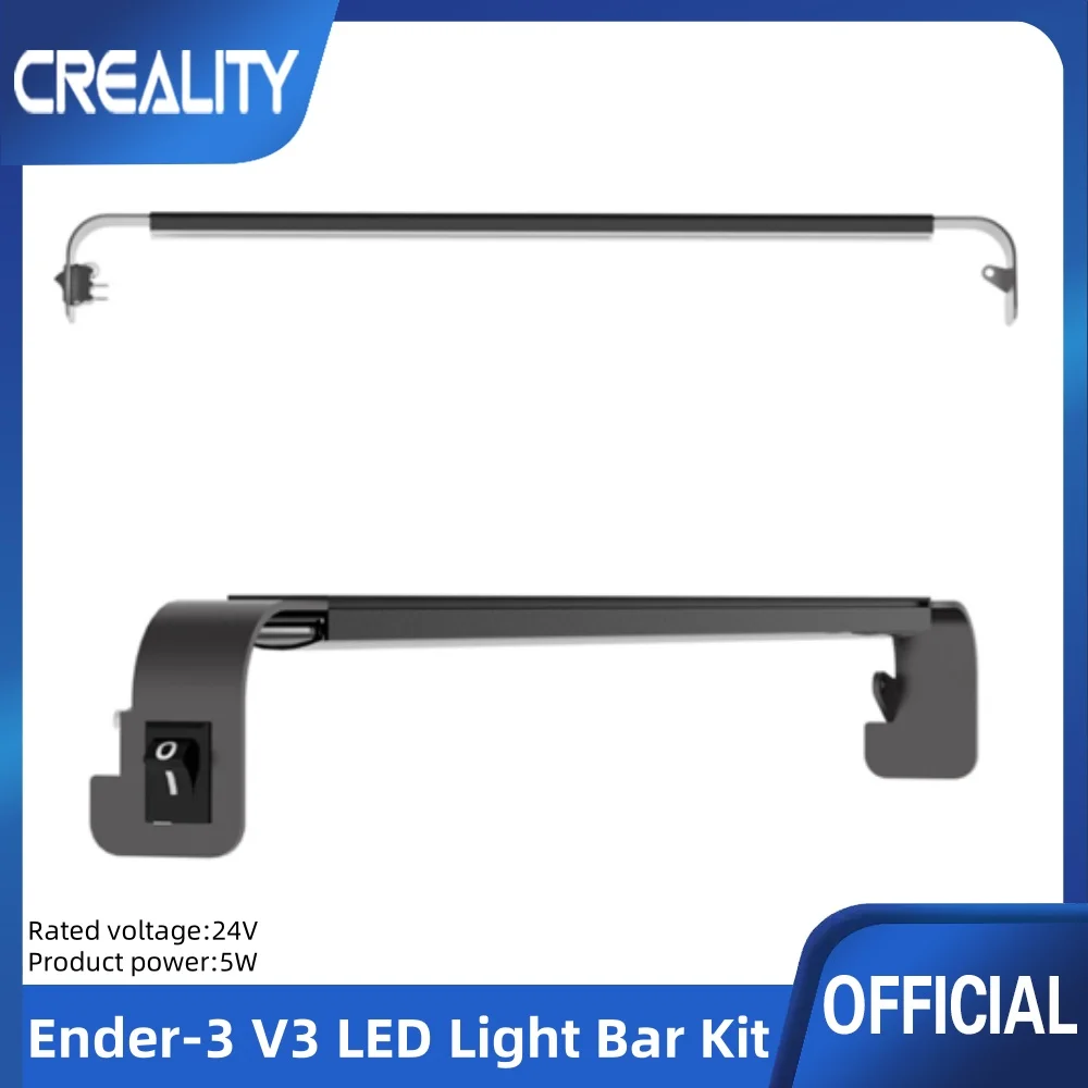 Creality Ender-3 V3 LED Light Bar Kit Original Bright Light Energy and Power Saving Easy Installation