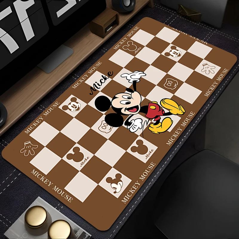 Mouse pad tapete de mesa anime play mat gaming mousepad filmes disney m-mickey e m-minnie velocidade computador e teclado de escritório