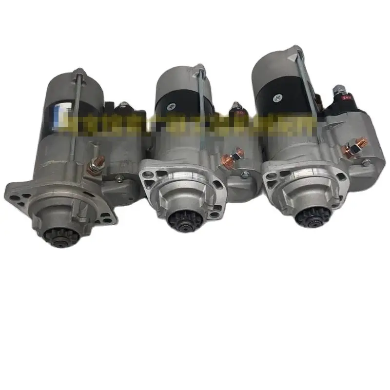 For XCMG 215D for Liugong 933E for Zhonglian 210 for Hyundai 150/170-9 Excavator  Starter Motor Excavator Starter Motor Starter