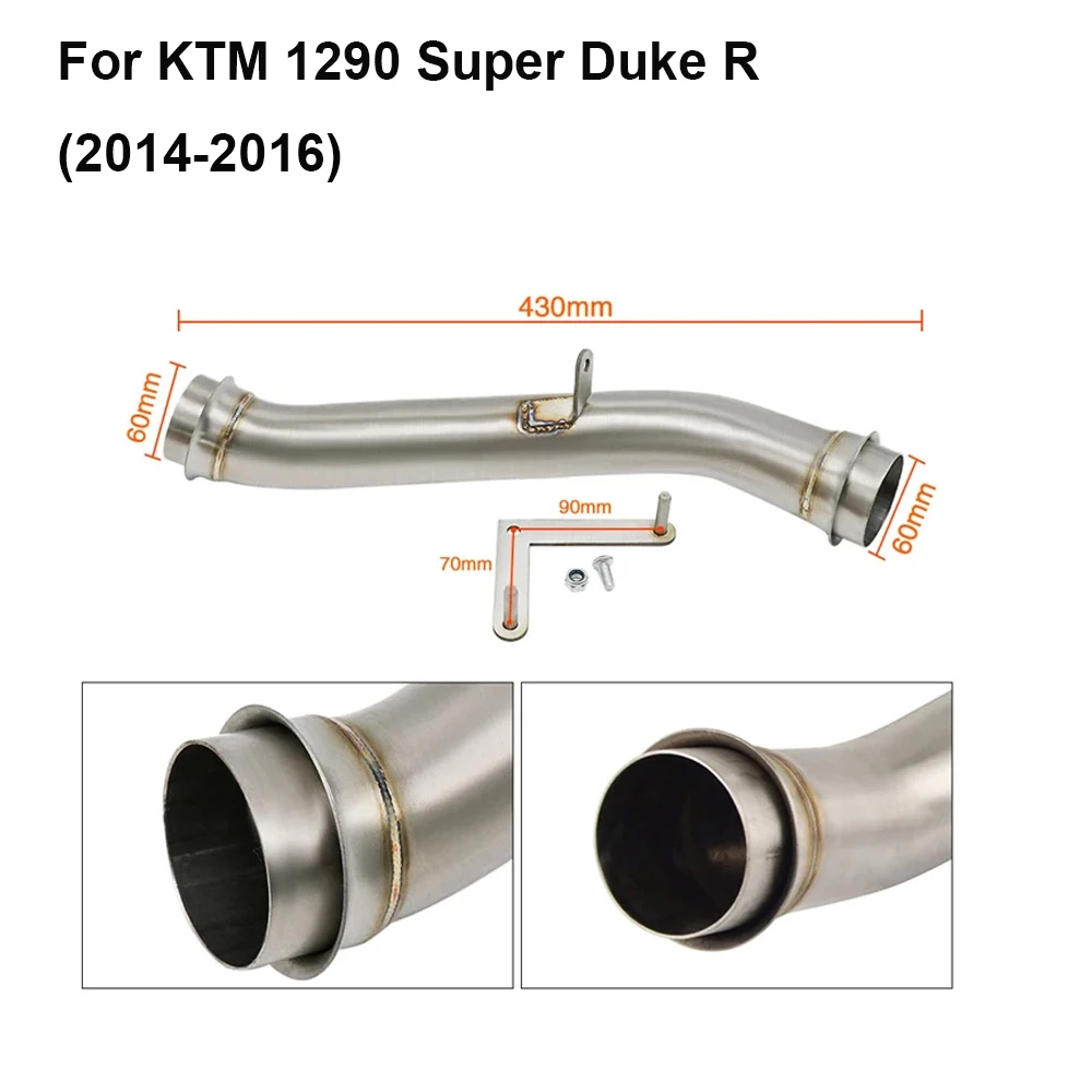 1290 duke exhaust muffler For KTM 1290 Super Duke R 2014 2015 2016 Escape Pipe Performance Motorcycle Exhaust Muffler