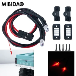 Mibidao rot hinten LED-Licht Rücklicht für axiale scx24 axi00001 Chevrolet C10 1/24 RC Crawler Auto Modell Upgrade Teile